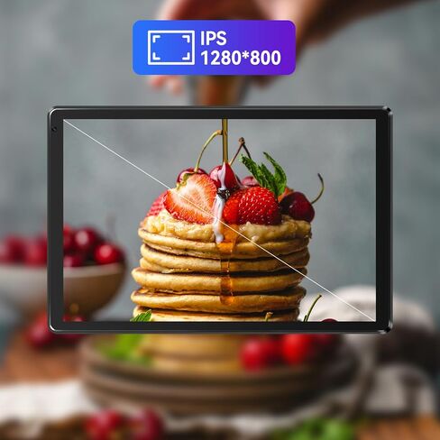 10.1 Inch Tablet, 8GB RAM 128GB ROM 1TB Expand, Android 13 Tablet， Octa-core Processor, 1280x800 IPS HD Touch Screen Tablet, Dual Camera, Bluetooth, 5000mAh Battery (Black) in Saudi Arabia