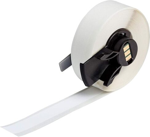 Brady PTL-42-489 TLS 2200 وTLS PC Link 1 عرض × 50 ارتفاع، B-489 بوليستر شديد العدوانية، لمسة نهائية مطفأة اللمعة بيضاء ملصق BradyBondz in Saudi Arabia