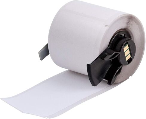 Brady PTL-42-489 TLS 2200 وTLS PC Link 1 عرض × 50 ارتفاع، B-489 بوليستر شديد العدوانية، لمسة نهائية مطفأة اللمعة بيضاء ملصق BradyBondz in Saudi Arabia