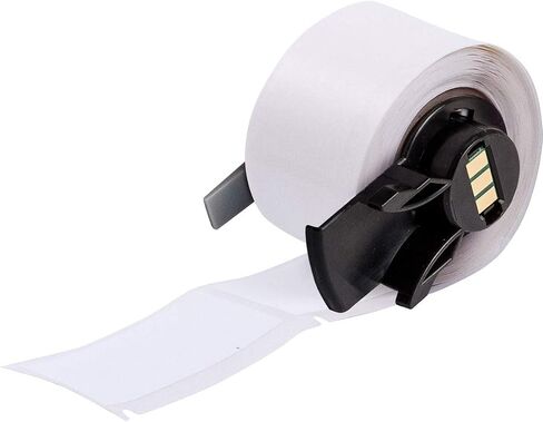 Brady PTL-42-489 TLS 2200 وTLS PC Link 1 عرض × 50 ارتفاع، B-489 بوليستر شديد العدوانية، لمسة نهائية مطفأة اللمعة بيضاء ملصق BradyBondz in Saudi Arabia