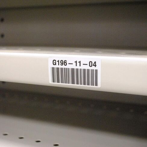 Brady PTL-42-489 TLS 2200 وTLS PC Link 1 عرض × 50 ارتفاع، B-489 بوليستر شديد العدوانية، لمسة نهائية مطفأة اللمعة بيضاء ملصق BradyBondz in Saudi Arabia
