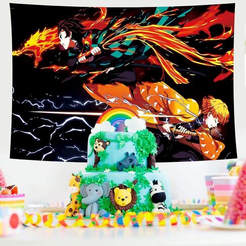 Timimo Anime Tapestry Poster - Japanese Anime Merchandise - Anime Decorations Wall Art - Room Decoration, Birthday Wallpaper 78.7x59 Inches in Saudi Arabia
