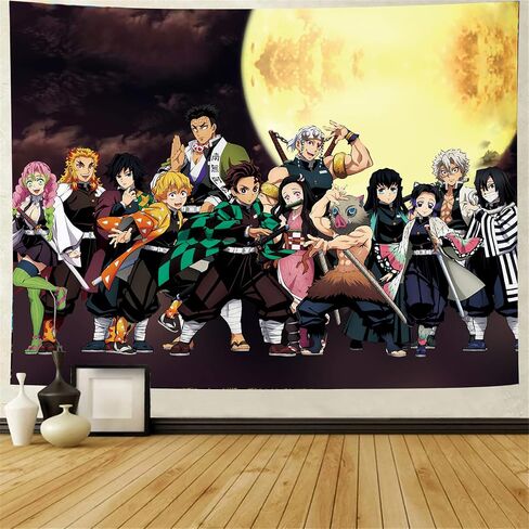 Timimo Anime Tapestry Poster - Japanese Anime Merchandise - Anime Decorations Wall Art - Room Decoration, Birthday Wallpaper 78.7x59 Inches in Saudi Arabia