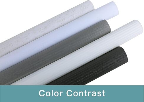 Homebox Zebra Blinds for Indoor Windows, Roller Window Shades, Light Filtering Sheer Privacy Light Control Mini Blinds, Easy to Install, 23" W x 72" H White in Kuwait