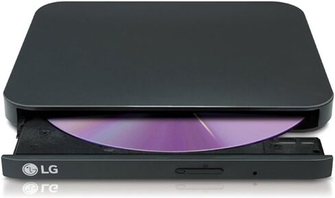 كاتب DVD خارجي LG SP80NB80 8x DVD±RW DL USB 2.0 محمول فائق النحافة in Saudi Arabia