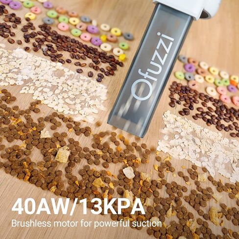 مكنسة Ofuzzi H9 Pet Pro 5 في 1 لاسلكية محمولة، شفط قوي 13000 باسكال، مكنسة كهربائية محمولة، خفيفة الوزن مع ضوء LED، مكنسة كهربائية محمولة قابلة لإعادة الشحن للمنزل والمكتب والحيوانات الأليفة والسيارة in Kuwait