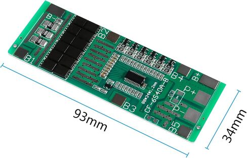 3 قطع 6S 18650 بطارية ليثيوم أيون PCB لوح حماية 24 فولت 40 أمبير إضاءة شمسية BMS PCB مع وحدة حماية متوازنة للدائرة، وحدة شحن الخلية مع وظيفة التوازن لمحرك الحفر in Saudi Arabia