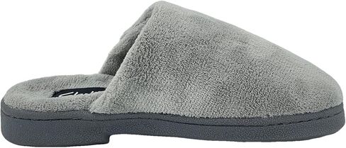 Clarks Womens Open Back Soft Terry Slide Slipper JMS0782T - Adjustable Closure - Indoor Outdoor House Slippers For Women in Saudi Arabia