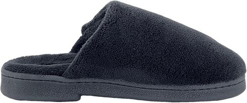 Clarks Womens Open Back Soft Terry Slide Slipper JMS0782T - Adjustable Closure - Indoor Outdoor House Slippers For Women in Saudi Arabia