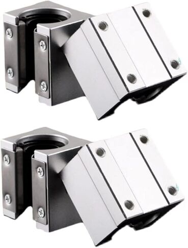 SBR20UU Bearing Blocks, 4Pcs 20mm Open Sliding Ball Bearing Block for SBR20 Linear Motion Shaft Guides Slide Rails as CNC Linear Rail Kit in Saudi Arabia