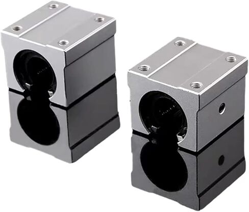 SBR20UU Bearing Blocks, 4Pcs 20mm Open Sliding Ball Bearing Block for SBR20 Linear Motion Shaft Guides Slide Rails as CNC Linear Rail Kit in Saudi Arabia