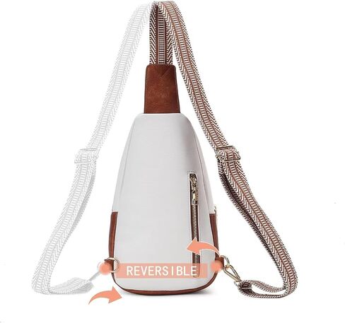 Small Sling Bag for Women Leather Crossbody Bags Fanny Pack Womens Gifts Chest Bag for Travel in Saudi Arabia
