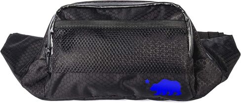 Cali Crusher 100% Smell Proof Fanny Pack w/Combo Lock (Black) in Saudi Arabia