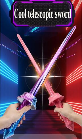 3D Printed Retractable Samurai Sword Fidget Toy Model for Decompression and Creative Play - Unique Plastic EDC Gift Medium Spiral Sword Multicolor in Saudi Arabia