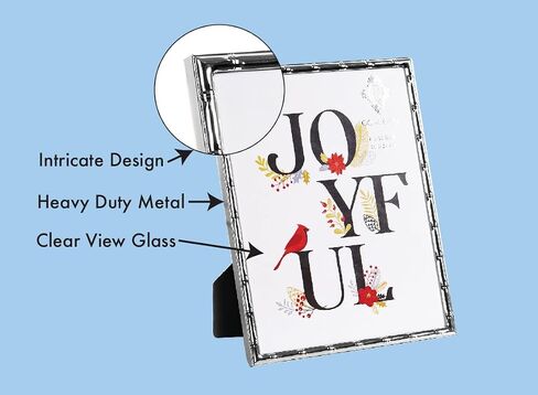 Concepts 4x6 Gold Bamboo Picture Frames for Family Photos And Wall Collages - Elegant Wall and Tabletop Decor in Bulk, Perfect for Preserving Precious Moments at Home. in Saudi Arabia