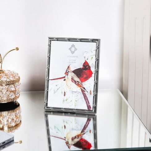 Concepts 4x6 Gold Bamboo Picture Frames for Family Photos And Wall Collages - Elegant Wall and Tabletop Decor in Bulk, Perfect for Preserving Precious Moments at Home. in Saudi Arabia