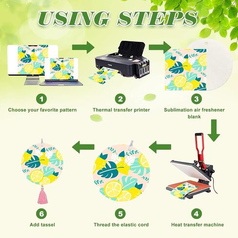 ZOCONE 50 Pcs Sublimation Air Fresheners Blanks with Bags Tassels Elastic Rope, White Felt Sublimation Blanks Bulk for Car and Home Hanging Air Freshener, 5 Shapes Fragrant Sheets (50 PCS 5 Shape) in Saudi Arabia