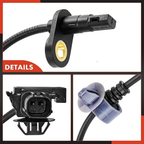 A-Premium ABS Wheel Speed Sensor Compatible with Honda Models - Civic 2006 2007 2008 2009 2010 2011, Sedan, built in the U.S. - Front Right Passenger Side, Replace# 57450-SNE-A01, 57450SNEA01 in Saudi Arabia