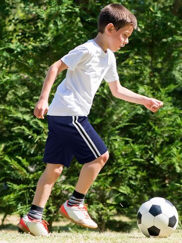 4 قطع من السراويل الرياضية للأولاد، شورتات أداء سريعة الجفاف، شورتات شبكية للأطفال الصغار، شورتات كرة السلة النشطة، شورتات صيفية للأولاد in Kuwait