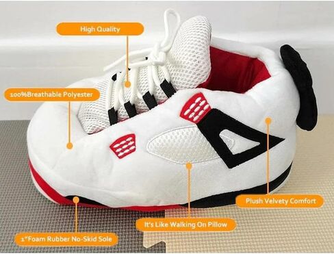 شبشب IKHAN Sneaker مريح وعصري للرجال، أحذية رياضية نسائية من البوليستر الخالص | نعال رقيق بمقاس حذاء قياسي يناسب الجميع (أبيض) in Saudi Arabia