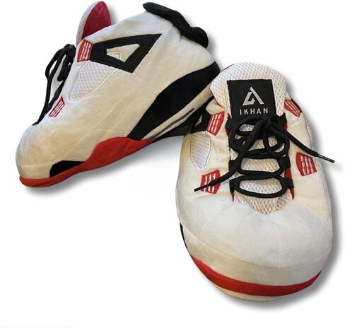 شبشب IKHAN Sneaker مريح وعصري للرجال، أحذية رياضية نسائية من البوليستر الخالص | نعال رقيق بمقاس حذاء قياسي يناسب الجميع (أبيض) in Saudi Arabia