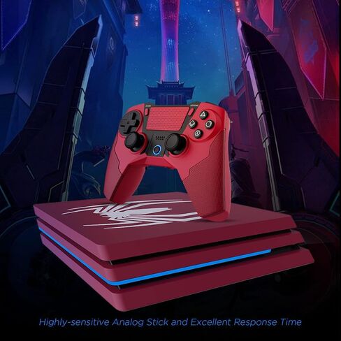 وحدة تحكم لاسلكية CTPOWER لوحدة التحكم PS4/Slim/Pro/PS3، مكبر صوت مدمج/اهتزاز مزدوج محسّن/وظيفة مستشعر حركة 6 محاور in Kuwait