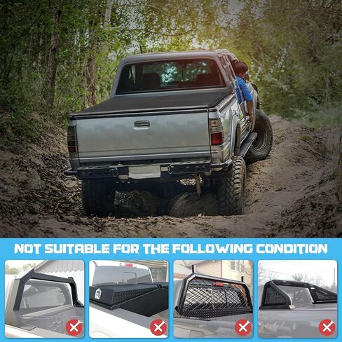 غطاء تونيو لسرير الشاحنة متوافق مع صندوق Ford Super Duty بطول 8.2 قدم، 1999-2024 F250 F-250 F350 F-350، نمط قابل للطي الناعم in Kuwait