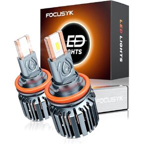 H11 LED Bulbs, 2024 Upgraded H16/H8/H9 Light Bulb, 32000LM Super Bright with 15000RPM Cooling Fan for Fog Lights, Pack of 2 in Saudi Arabia