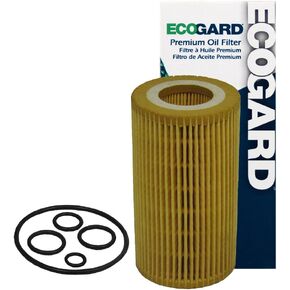 ECOGARD X5276 Premium Cartridge Engine Oil Filter for Conventional Oil Fits Mercedes-Benz E350 3.5L 2006-2011, C300 3.0L 2008-2012, E320 3.2L 1998-2005, ML350 3.5L 2006-2011, GLK350 3.5L 2010-2012
