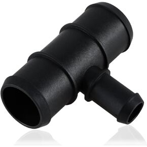 Engine Coolant Tee, Radiator Lower Hose Connector Tee Compatible with Cadillac ATS CTS SRX Blazer Camaro Cobalt GMC Acadia Pontiac G5 G6 Pursuit Saturn Ion Replace#：23333192