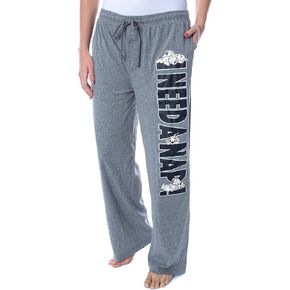 Disney Women's 101 Dalmatians I Need A Nap Soft Touch Cotton Pajama Pants