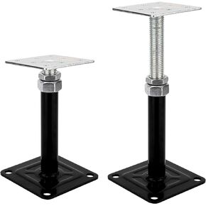 2-Pack Lift Supports,Adjust Supports,Level Supports,Floor Jacks,Adjustable House Jack for The Floor,Mini Screw Jack- Post 6" to 9".