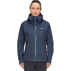 RAB Women's Firewall Light Jacket Lightweight Waterproof Hooded Coat for Hiking & Trekking