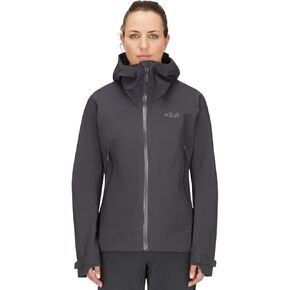 RAB Women's Firewall Light Jacket Lightweight Waterproof Hooded Coat for Hiking & Trekking