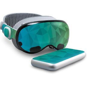 Carbon Fiber VR Skin Compatible with Apple Vision Pro - Antique Purple - Premium 3M Vinyl Protective Wrap Decal Cover - Easy to Apply | Crafted in The USA by MightySkins