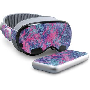 VR Skin Compatible with Apple Vision Pro - Grunge Marble - Premium 3M Vinyl Protective Wrap Decal Cover - Easy to Apply | Crafted in The USA by MightySkins