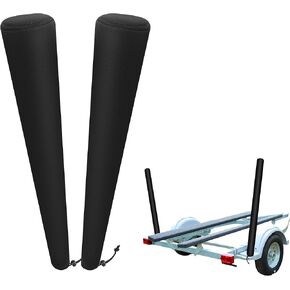 DECOHS 48 Inch Boat Trailer Guide Pole Cover- Neoprene Boat Trailer Guide Protective Cover- Heavy Duty Marine Trailer Guide Poles Cover for Jet Ski Boat Sailboat Trailer (Set of Two)