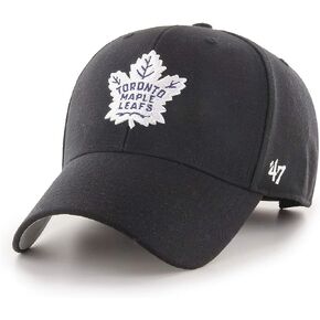 47 Brand NHL Toronto Maple Leafs Cap H-MVP18WBV-BKC, Unisex, Black