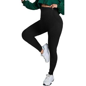 Womens Workout Leggings with High Waist Tummy Control, Buttery Smooth & Soft Seamless Activewear Leggings