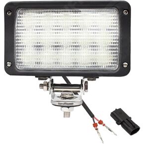 45W LED Work Light 6In LED Flood Fog Lamp Ultra brightness Rectangular 12V Compatible With John Deere Tractor Combine, Agriculture Vehicles off road, tractor,