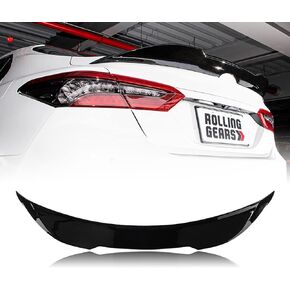 Trunk Spoiler Wing Compatible with 2018-2024 Toyota Camry Spoiler SE XSE LE XLE Hybrid, Carbon Fiber Hydro-Dipping (R Type) in Saudi Arabia