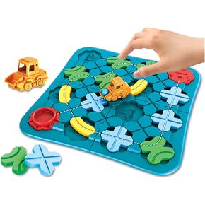 Kids Toys Smart Logical Road Builder Brain Teasers Puzzles for Boys Girls,Board Games Preschool Classroom Learning,Educational Montessori Birthday Gifts for Baby Ages 3-7 Year Old