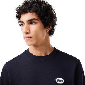 Lacoste Men's Classic Fit Sweater W/Large Wording on Front