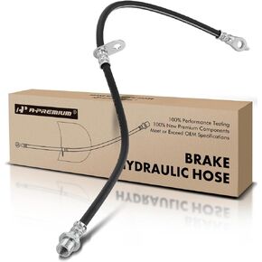 A-Premium Front Passenger Brake Hydraulic Hose Compatible with Select Toyota and Pontiac Models - Corolla 2009-2019, Matrix 2009-2014, Vibe 2009-2010 - Replace# 90947A2075