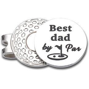 Fathers Day Golf Gifts for Dad from Daughter Wife Golf Accessories for Men Daddy Golf Ball Marker with Magnetic Hat Clip Christmas Birthday Valentines Day Sports Gifts Retirement Golf Lover