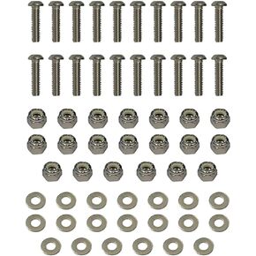 Red Hawk HDW-100 Stainless Steel Hardware Kit, Fender Flares Golf Carts