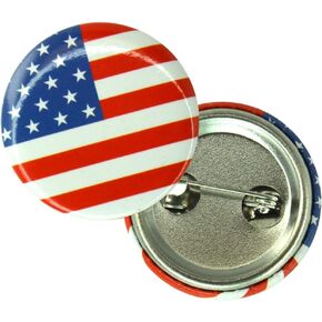 1 Inch Mini Button Pins with Printed Designs, Pack of 12