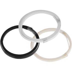 3 Pcs Purfling ABS Plastic Guitar Binding Strip 1610x5x1.5mm, High Quality, Suitable for Guitar Maker or Luthier, Adds Charm to Acoustic and Classic Guitars Cream Plastic Guitar Binding in Kuwait