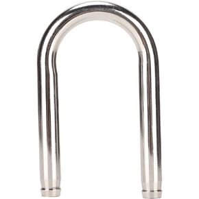 Zerodis Aquarium Pumps Pipe, Stainless Steel U Shape Fish Connector Easy to Install Aquarium Connecting Tube for Aquarium Air Pump Accessories (2 Minutes)