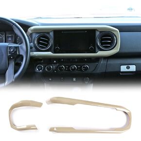LLKUANG Sports Red Dashboard Decoration U Shape Trim For Toyota Tacoma 2016-2020
